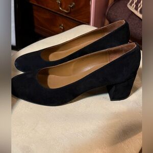 Margaux The Heel Black Suede Pump Heels Size 41 N (U.S. 10 Narrow) Worn Once